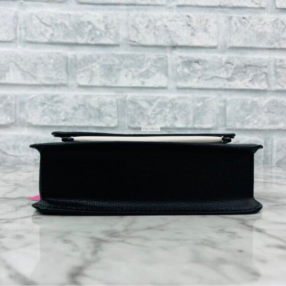 Kate Spade Woven Remi Flap Chain Crossbody & Large Bifold Wallet In Houndstooth - Picture 6 of 15